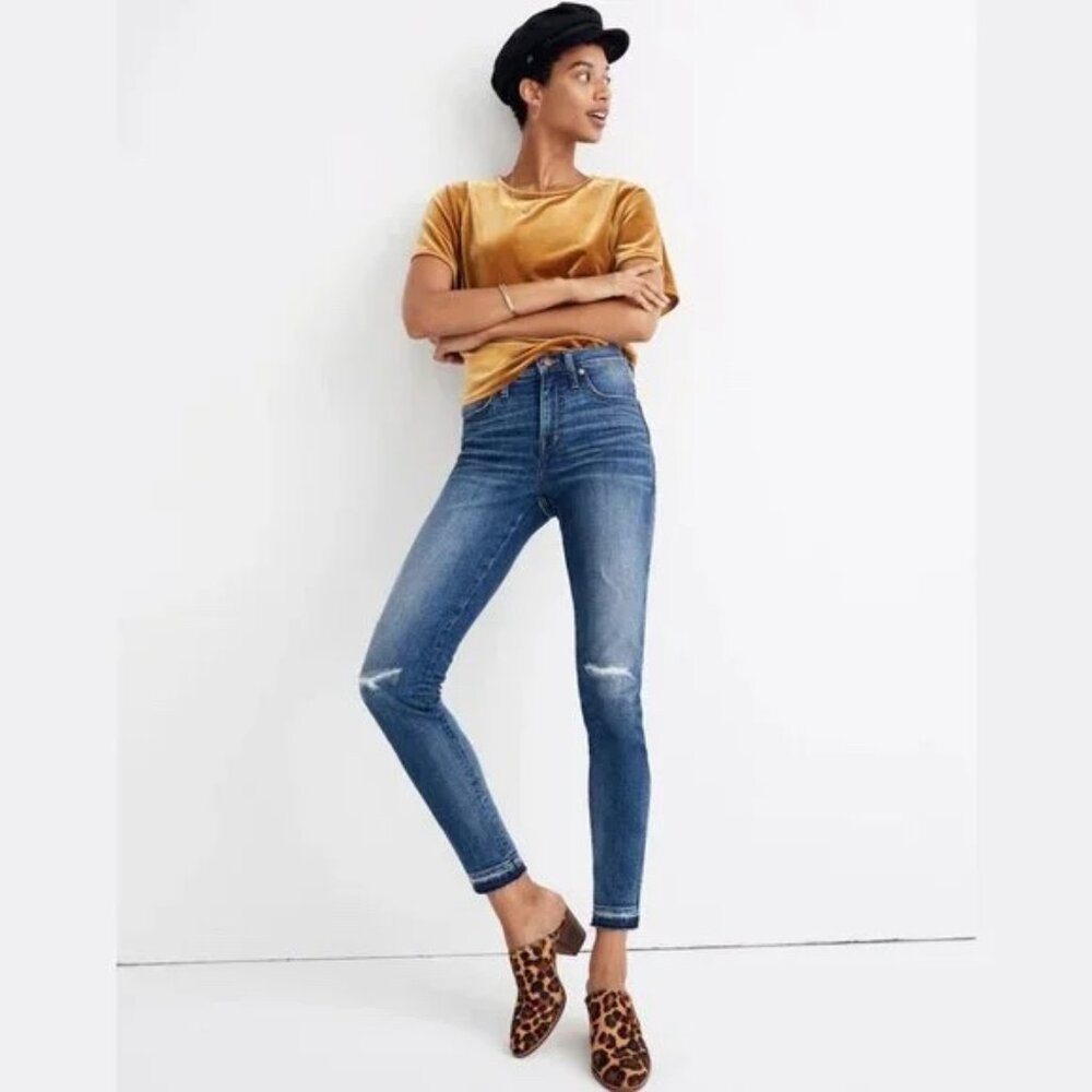 Madewell 9" High-Rise Skinny Jeans - York Wash - Size 26